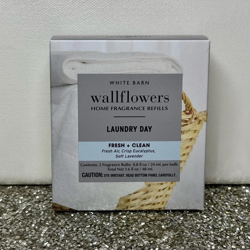 Bath and Body Works Wallflowers Laundry Day 2 Pack Refills NWT - Picture 2 of 3